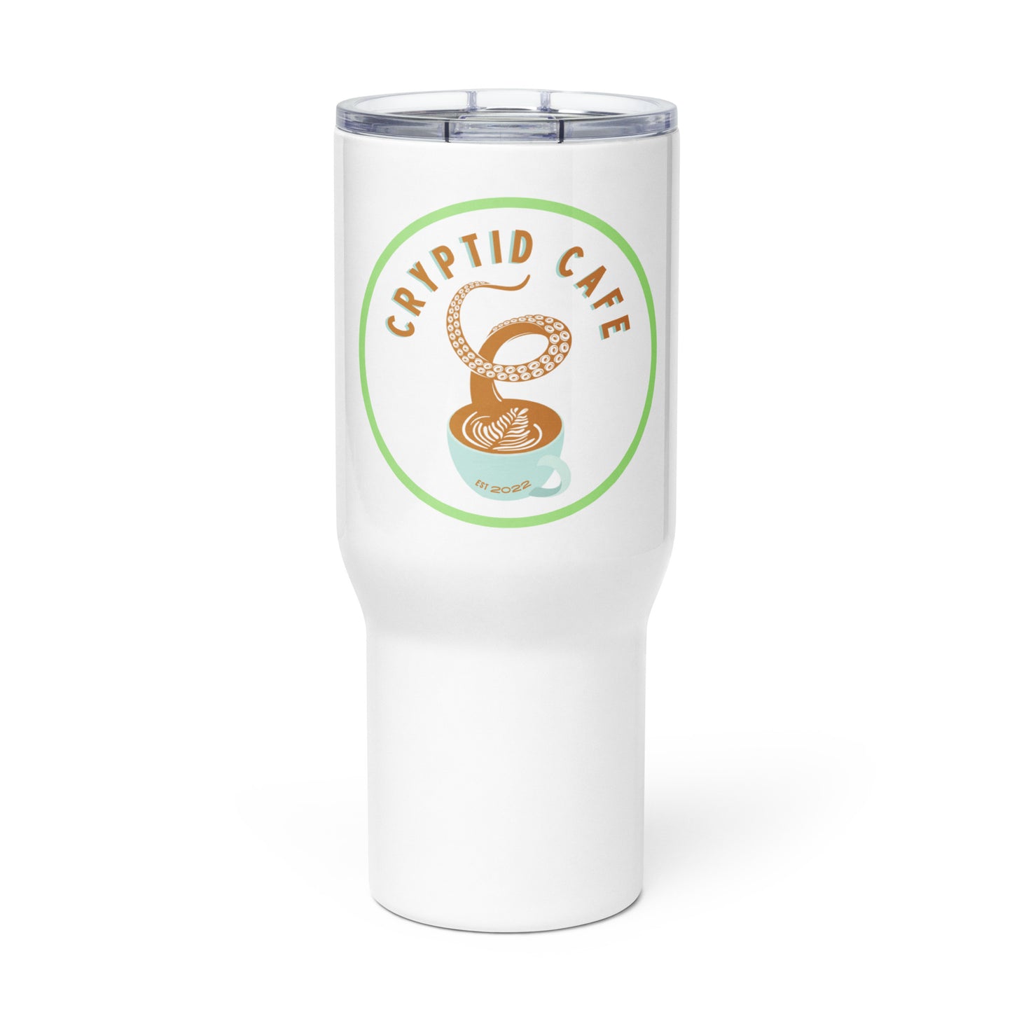 LOGO • Travel mug with a handle