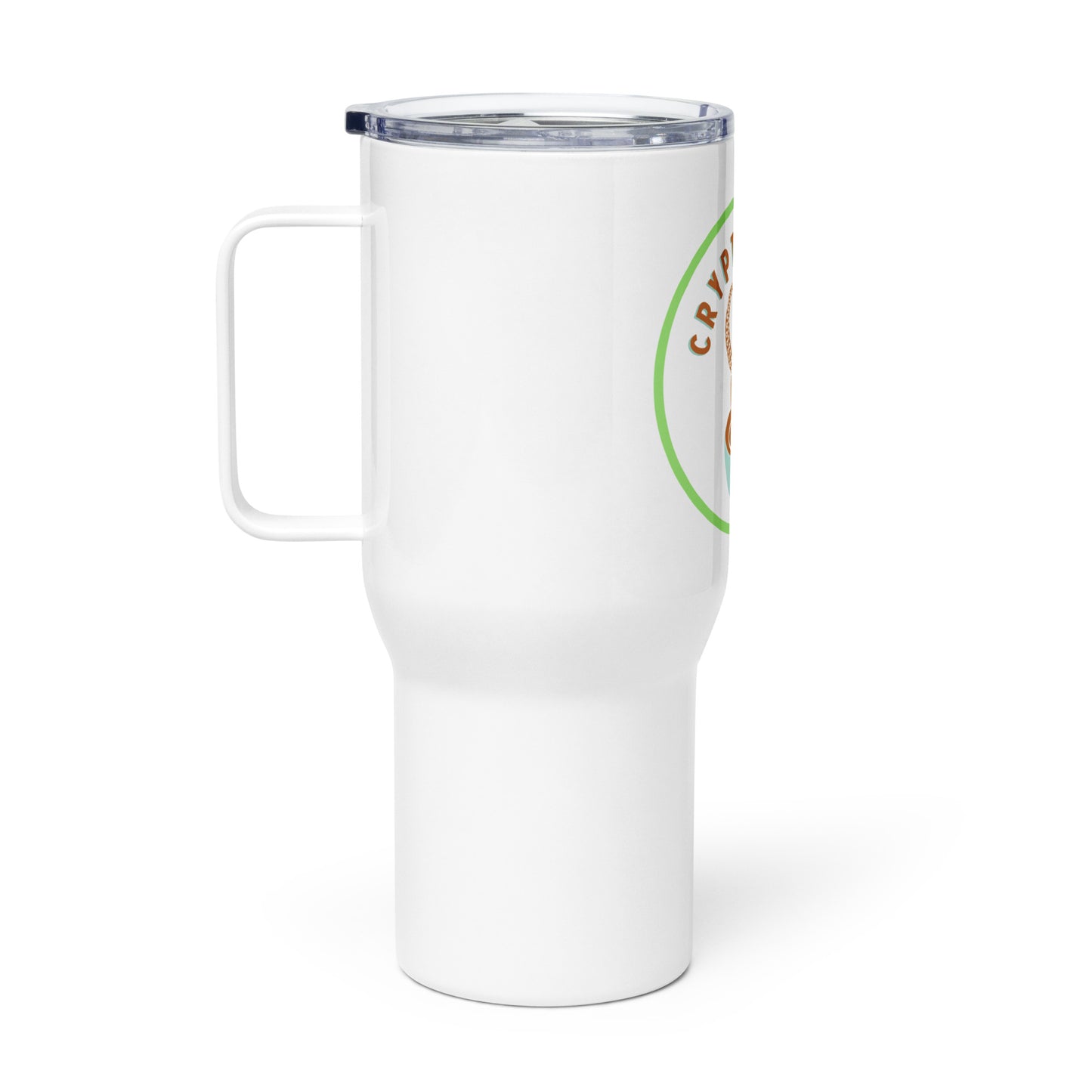 LOGO • Travel mug with a handle